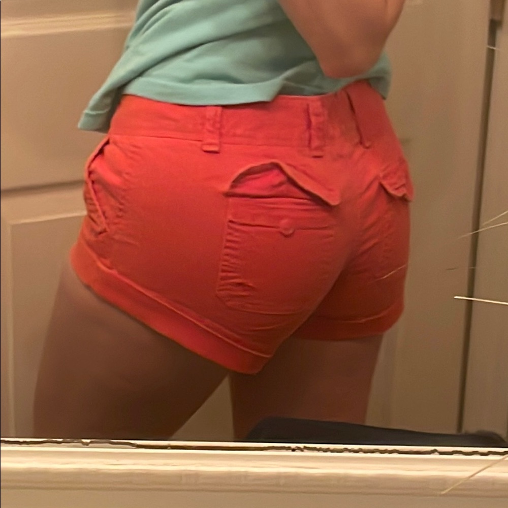 Women's Orange Shorts